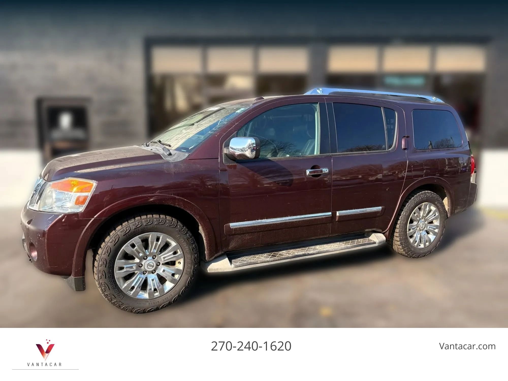 Used 2015 Nissan Armada Platinum w/ 2nd Row Captain Seat Package RWD image 1