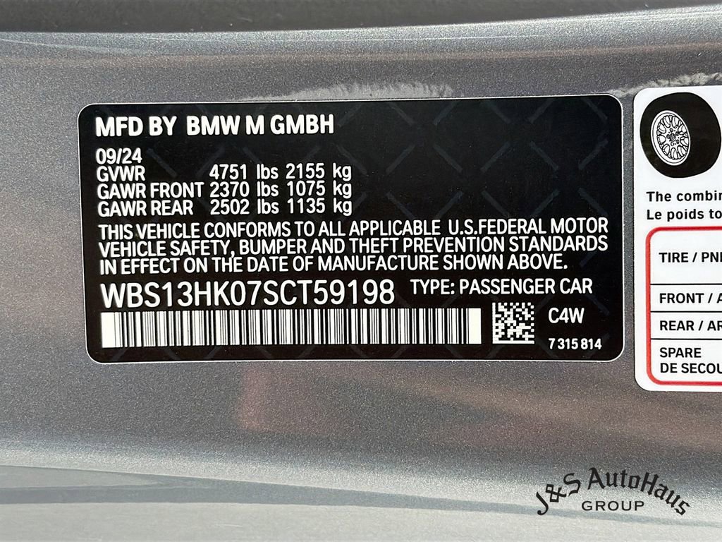 Used 2025 BMW M4 Coupe w/ Executive Package RWD image 38