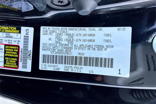 Used 2025 Toyota Tundra Limited image 33