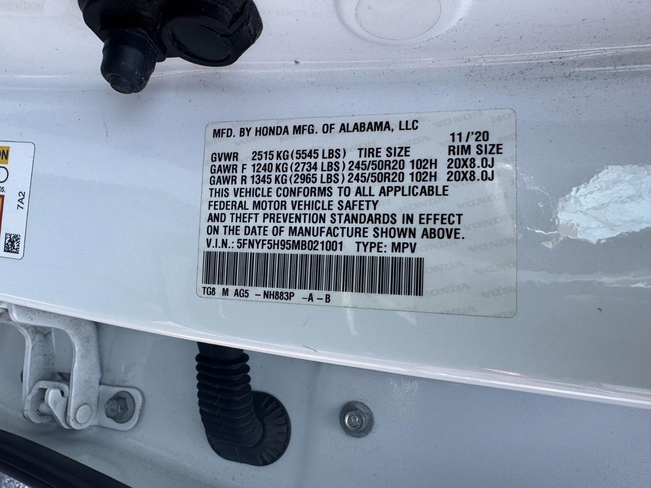 Used 2021 Honda Pilot Touring image 33