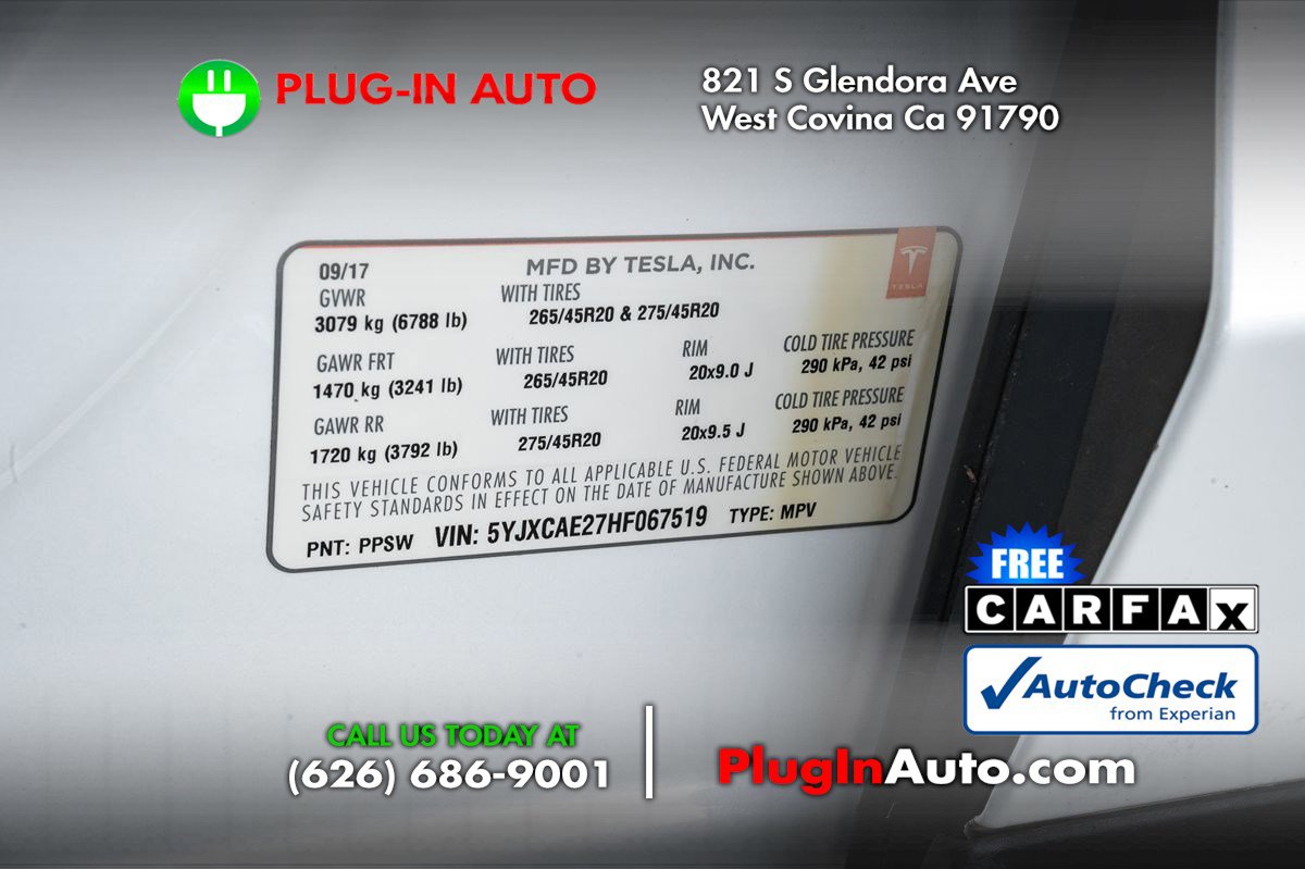 Used 2017 Tesla Model X 100D image 9