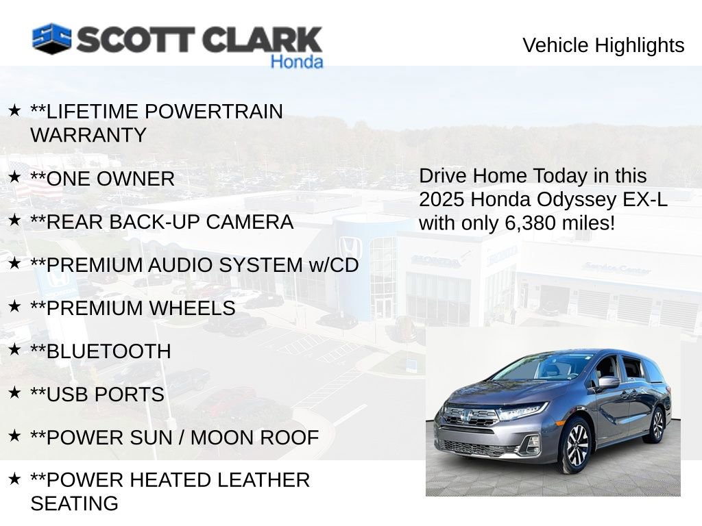 Certified 2025 Honda Odyssey EX-L image 11