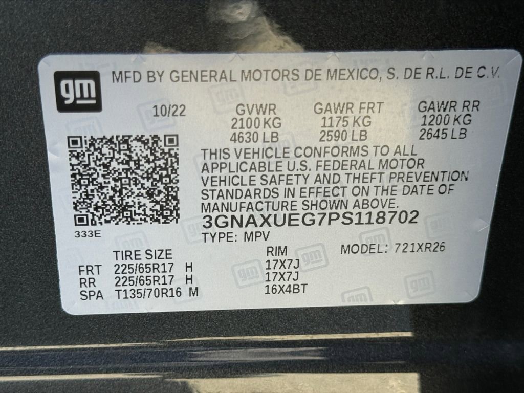 Used 2023 Chevrolet Equinox LT AWD/4WD image 25