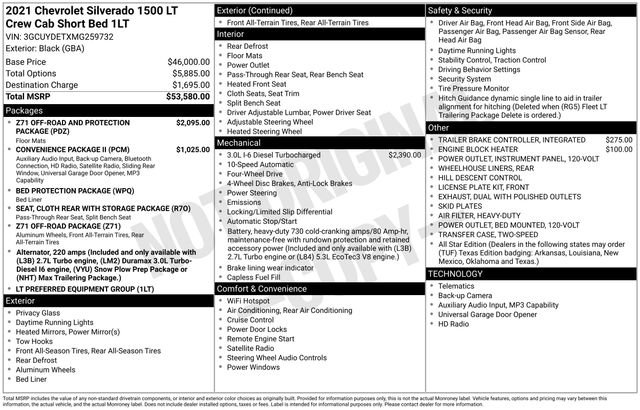 Used 2021 Chevrolet Silverado 1500 LT AWD/4WD image 2