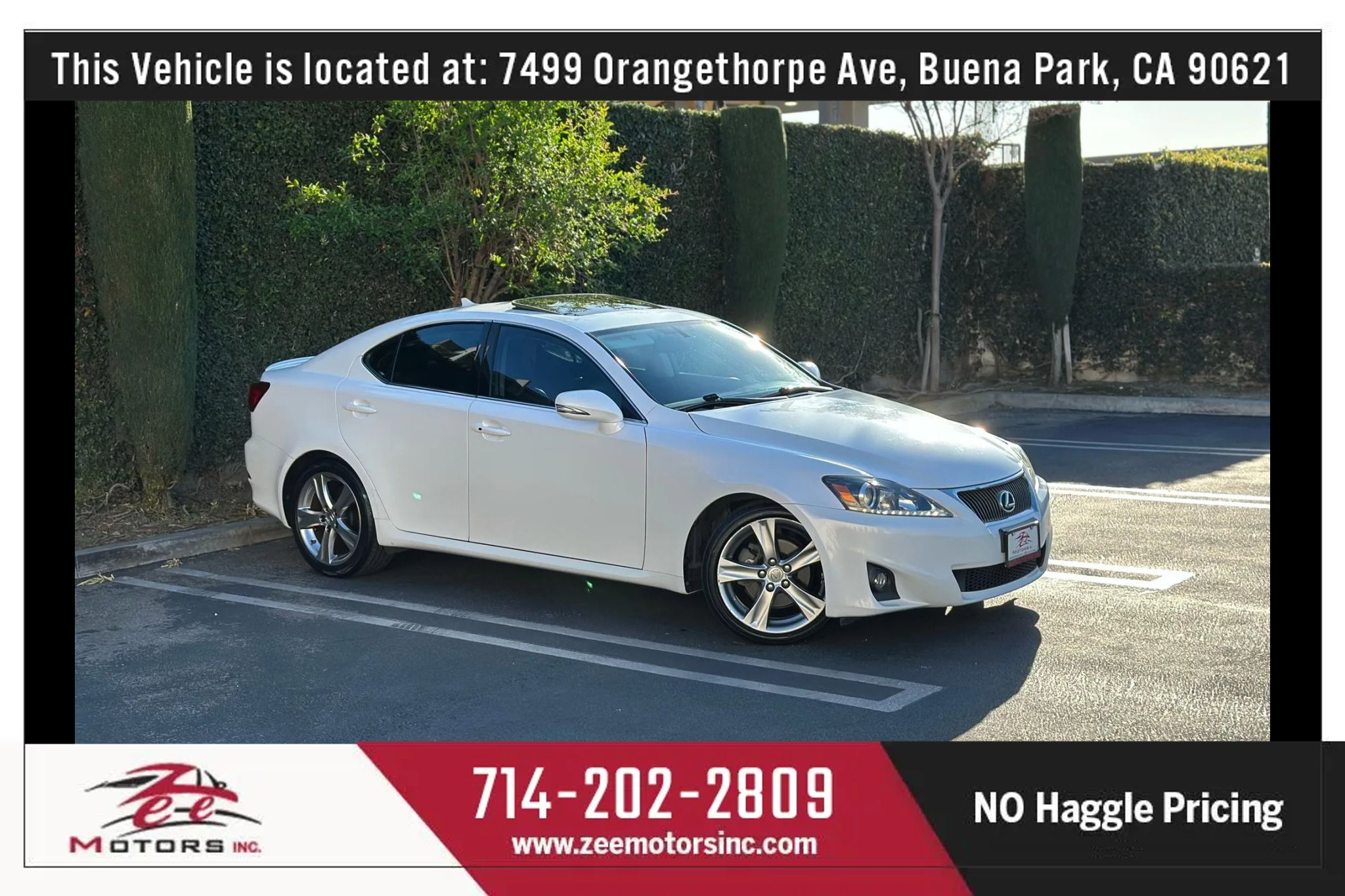 Used 2012 Lexus IS 250 IS 250 Sedan 4D w/ Premium Pkg Value Edition image 2