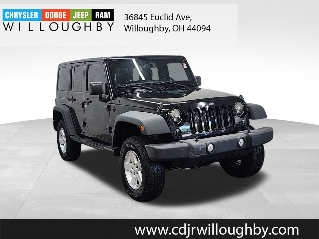 Used 2017 Jeep Wrangler Unlimited Sport w/ Quick Order Package 24S AWD/4WD image 3