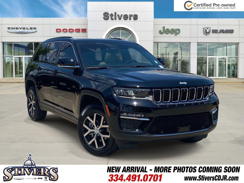 Certified 2025 Jeep Grand Cherokee Limited w/ Luxury Tech Group II