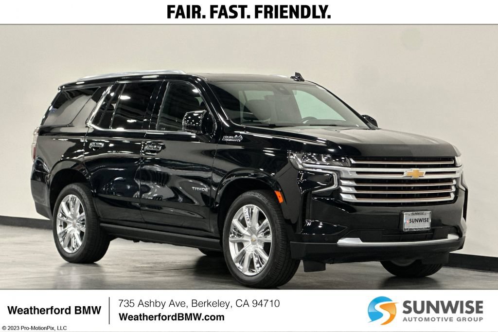 Used 2021 Chevrolet Tahoe High Country w/ Premium Package RWD image 1