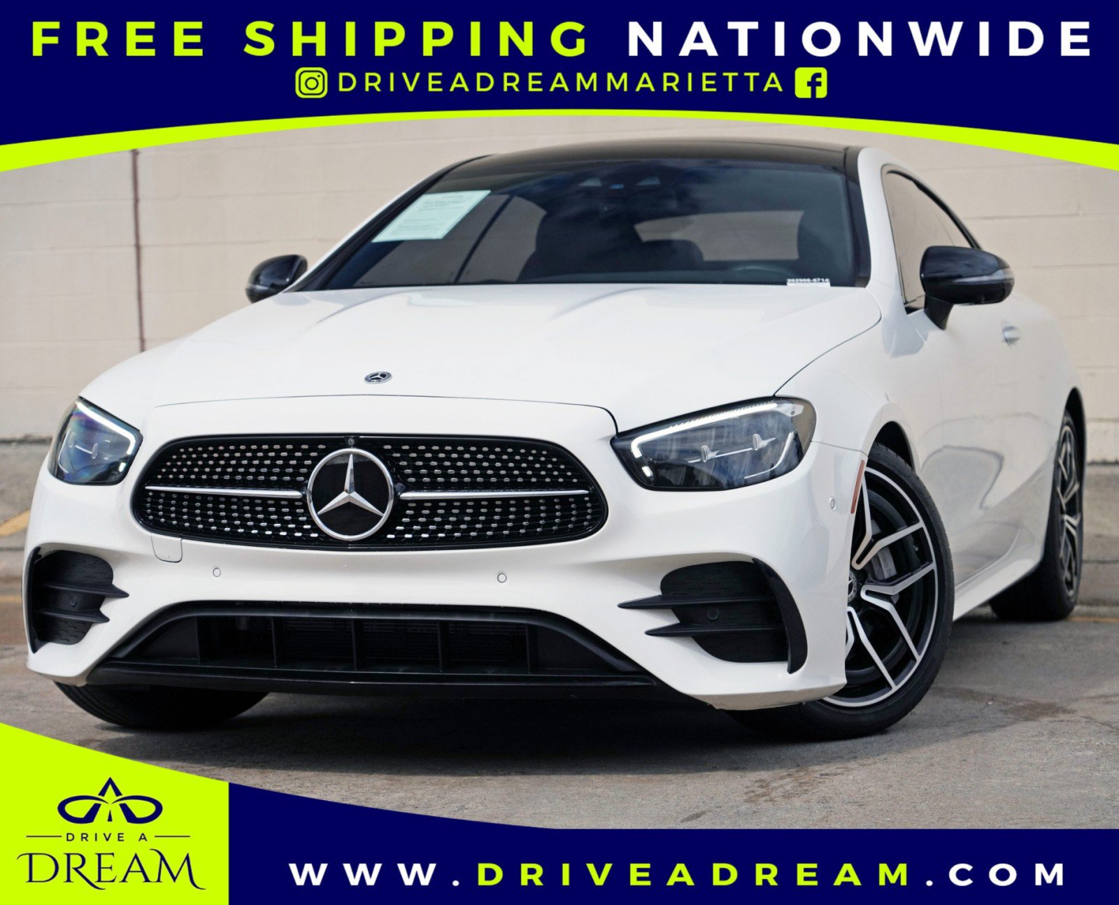 Used 2023 Mercedes-Benz E 450 Coupe w/ AMG Line image 1