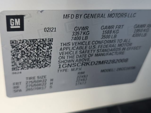 Used 2021 Chevrolet Tahoe RST w/ Luxury Package image 33