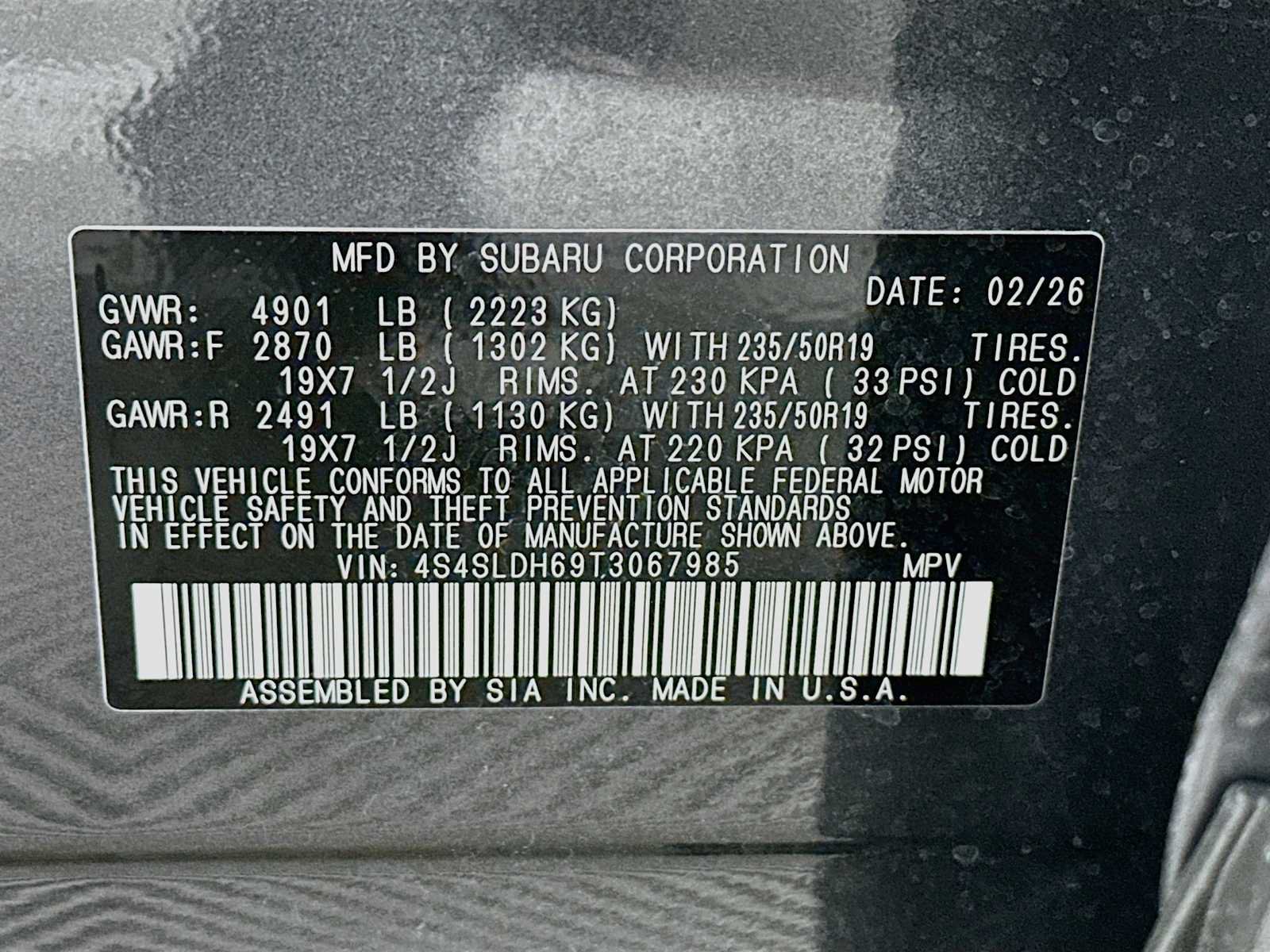 Certified 2026 Subaru Forester Sport AWD/4WD image 30