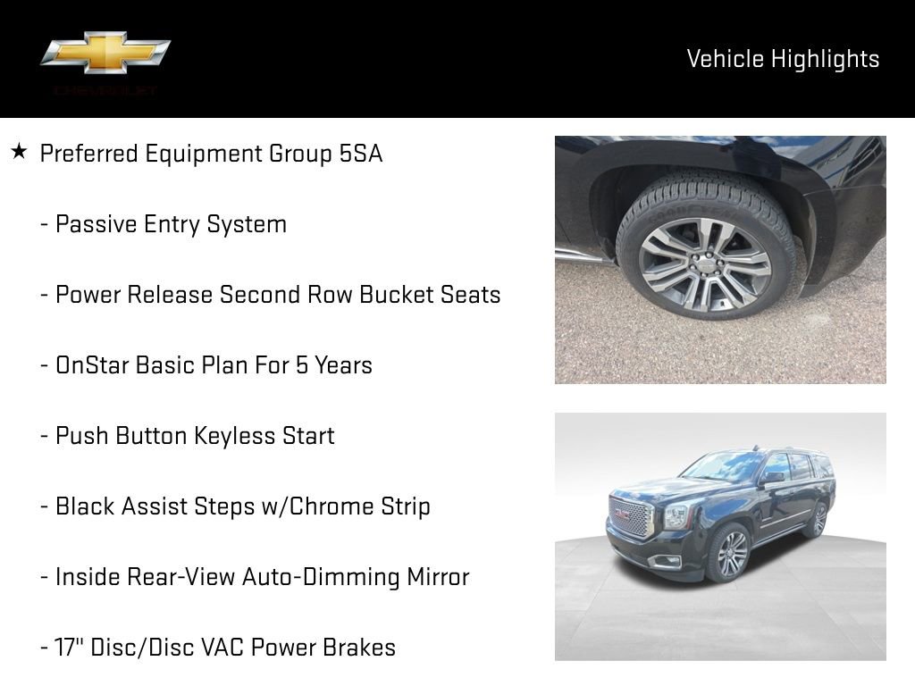 Certified 2017 GMC Yukon Denali w/ Open Road Package image 15