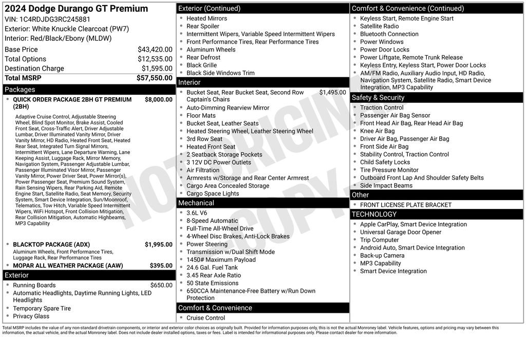 Used 2024 Dodge Durango GT image 31