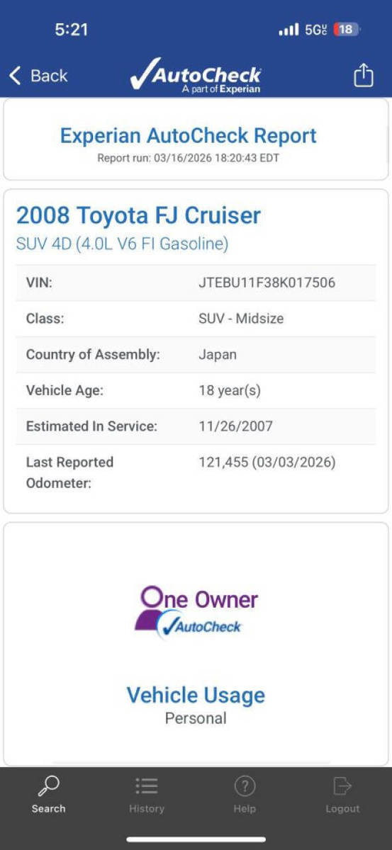 Used 2008 Toyota FJ Cruiser 4WD image 24