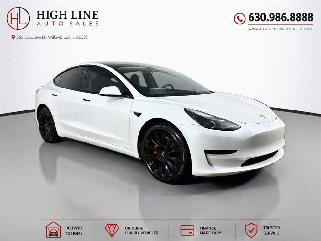 Used 2023 Tesla Model 3 Performance AWD/4WD image 1