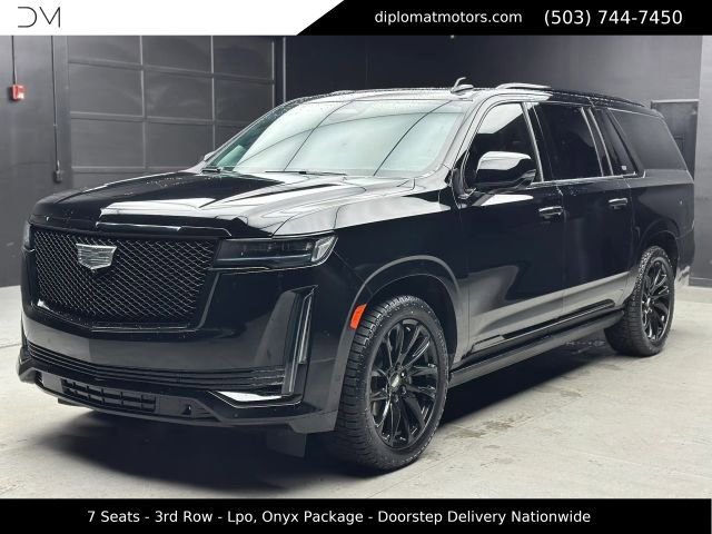 Used 2023 Cadillac Escalade ESV Sport Platinum w/ LPO, ONYX Package AWD/4WD image 1