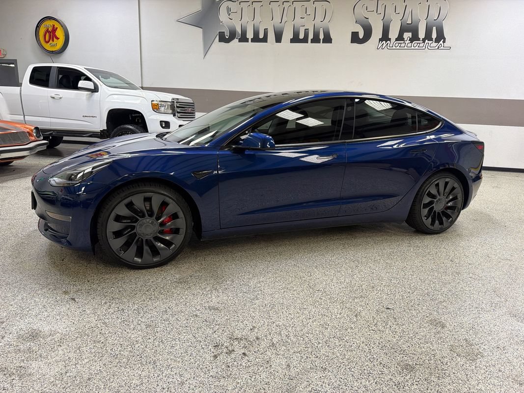 Used 2021 Tesla Model 3 Performance AWD/4WD image 2