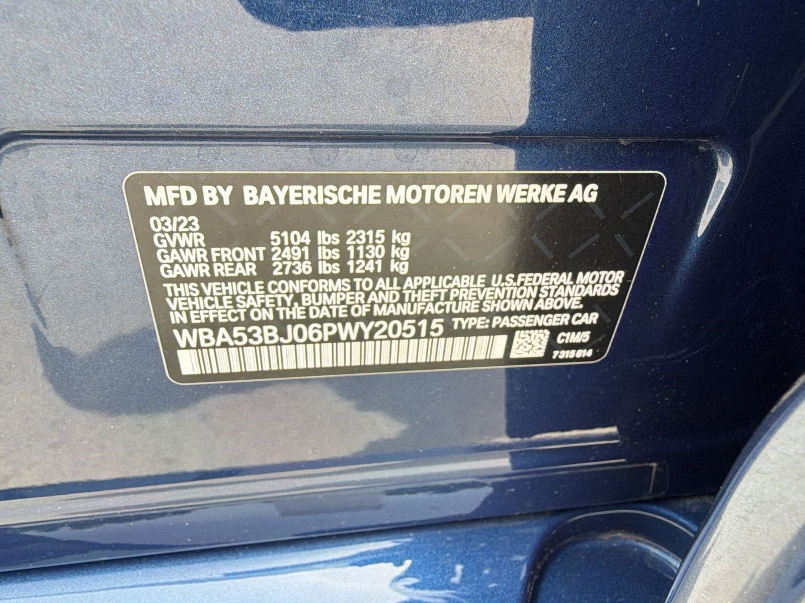Certified 2023 BMW 540i w/ Executive Package RWD image 20