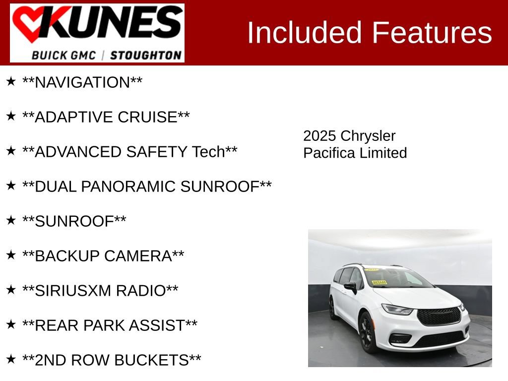 Used 2025 Chrysler Pacifica Limited FWD image 2