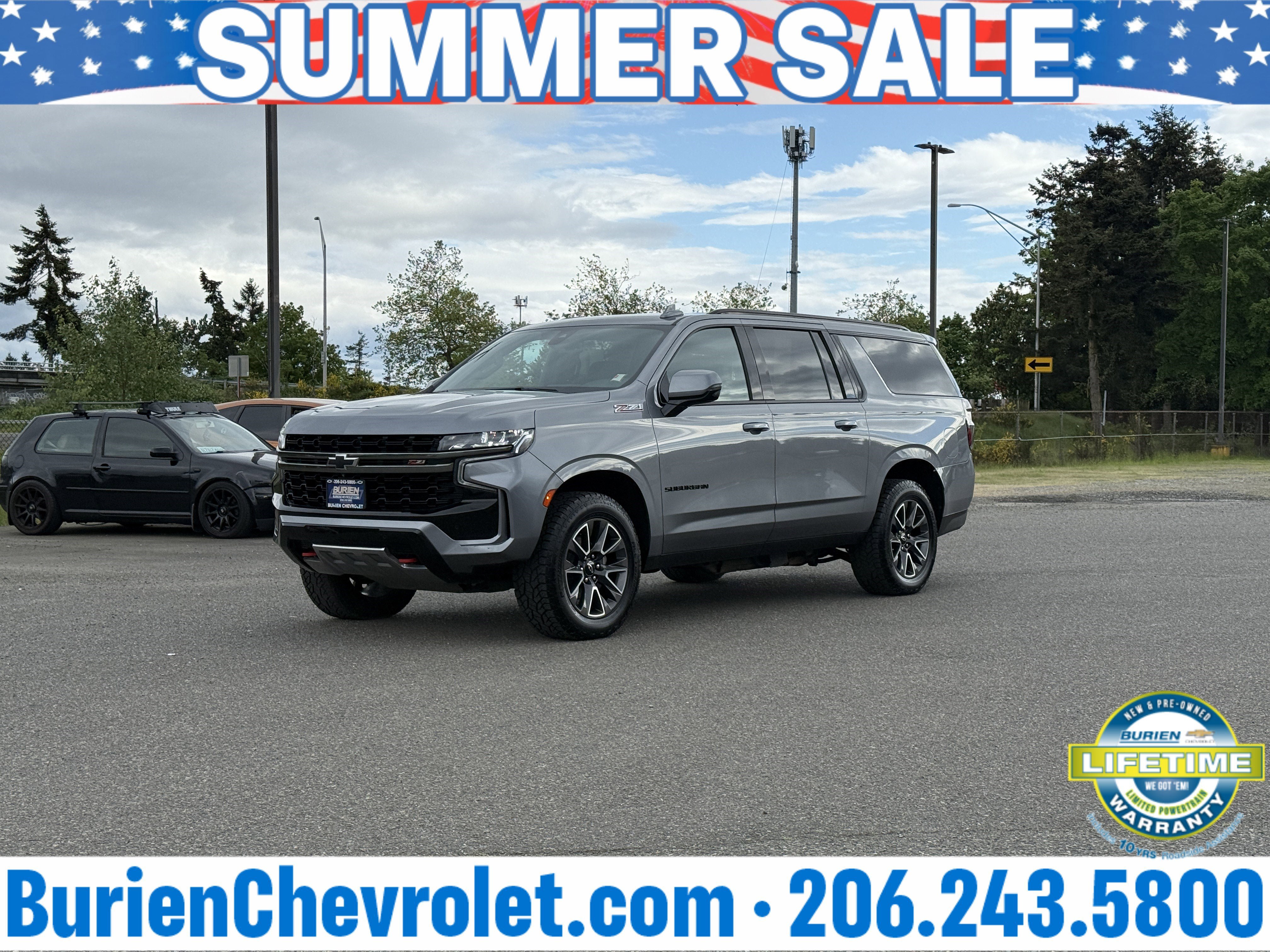 Used 2022 Chevrolet Suburban Z71 w/ Luxury Package AWD/4WD image 43