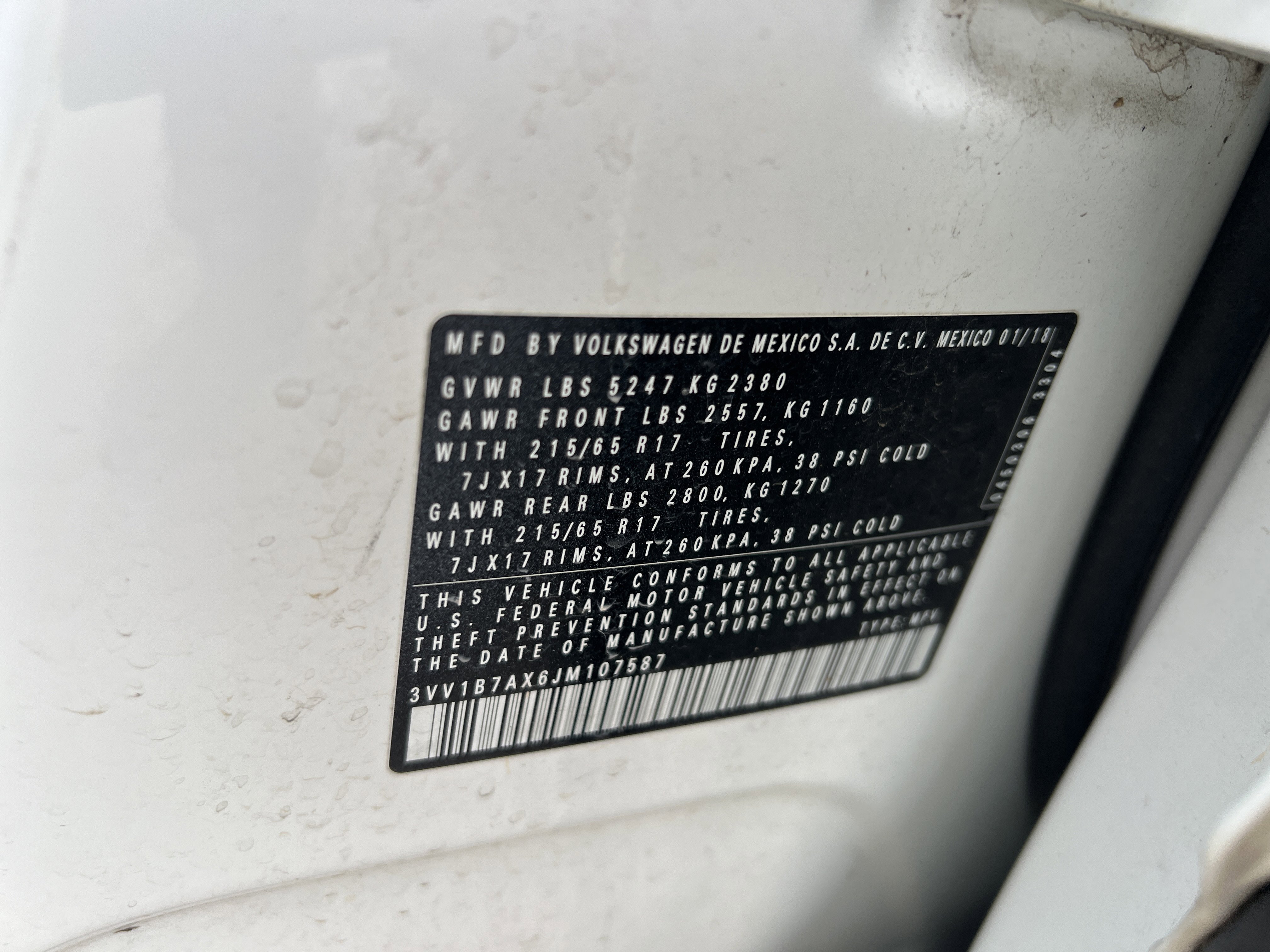 Used 2018 Volkswagen Tiguan S FWD image 30