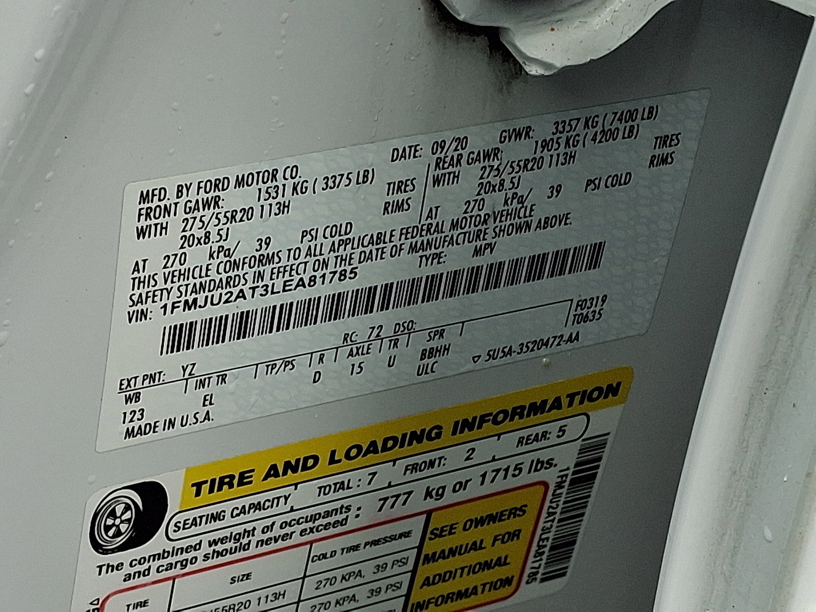 Used 2020 Ford Expedition Limited image 35