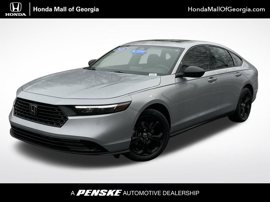 Certified 2025 Honda Accord SE