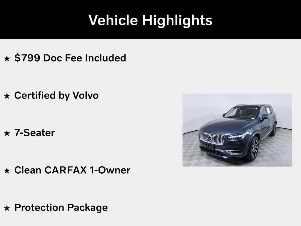 Certified 2023 Volvo XC90 B6 Plus w/ Protection Package AWD/4WD image 5