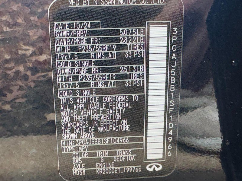 Used 2025 INFINITI QX50 Luxe image 27