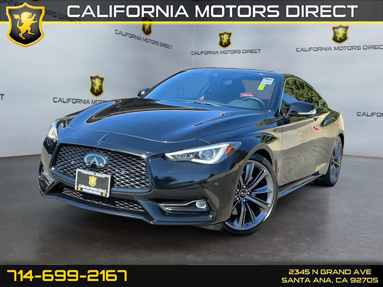 Used 2022 INFINITI Q60 Red Sport 400 w/ Cargo Package RWD image 1