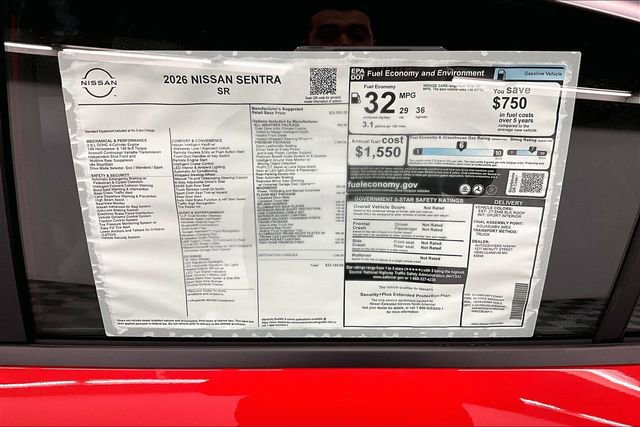 New 2026 Nissan Sentra SR w/ SR Premium Package image 38