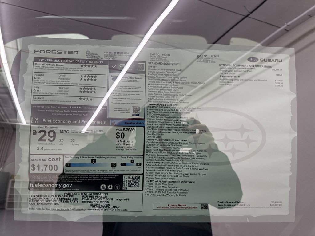 New 2026 Subaru Forester Premium image 27