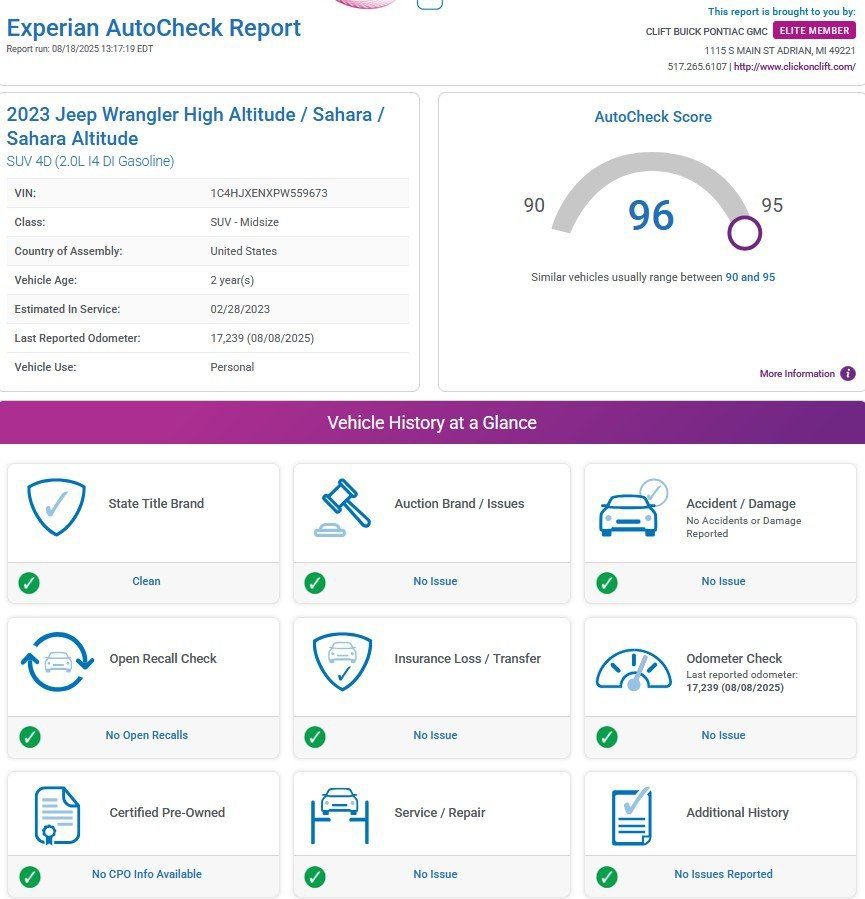 Used 2023 Jeep Wrangler Altitude image 3