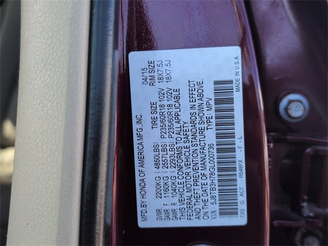 Used 2016 Acura RDX FWD w/ Advance Package image 21