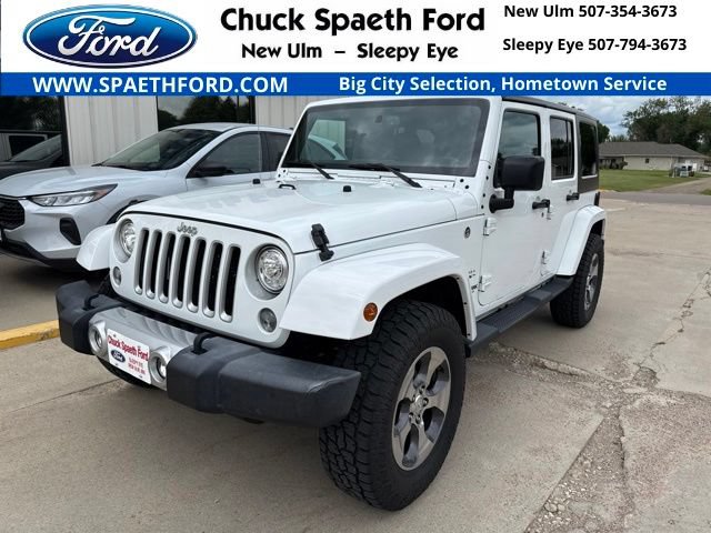 Used 2018 Jeep Wrangler Unlimited Sahara w/ Connectivity Group AWD/4WD image 1