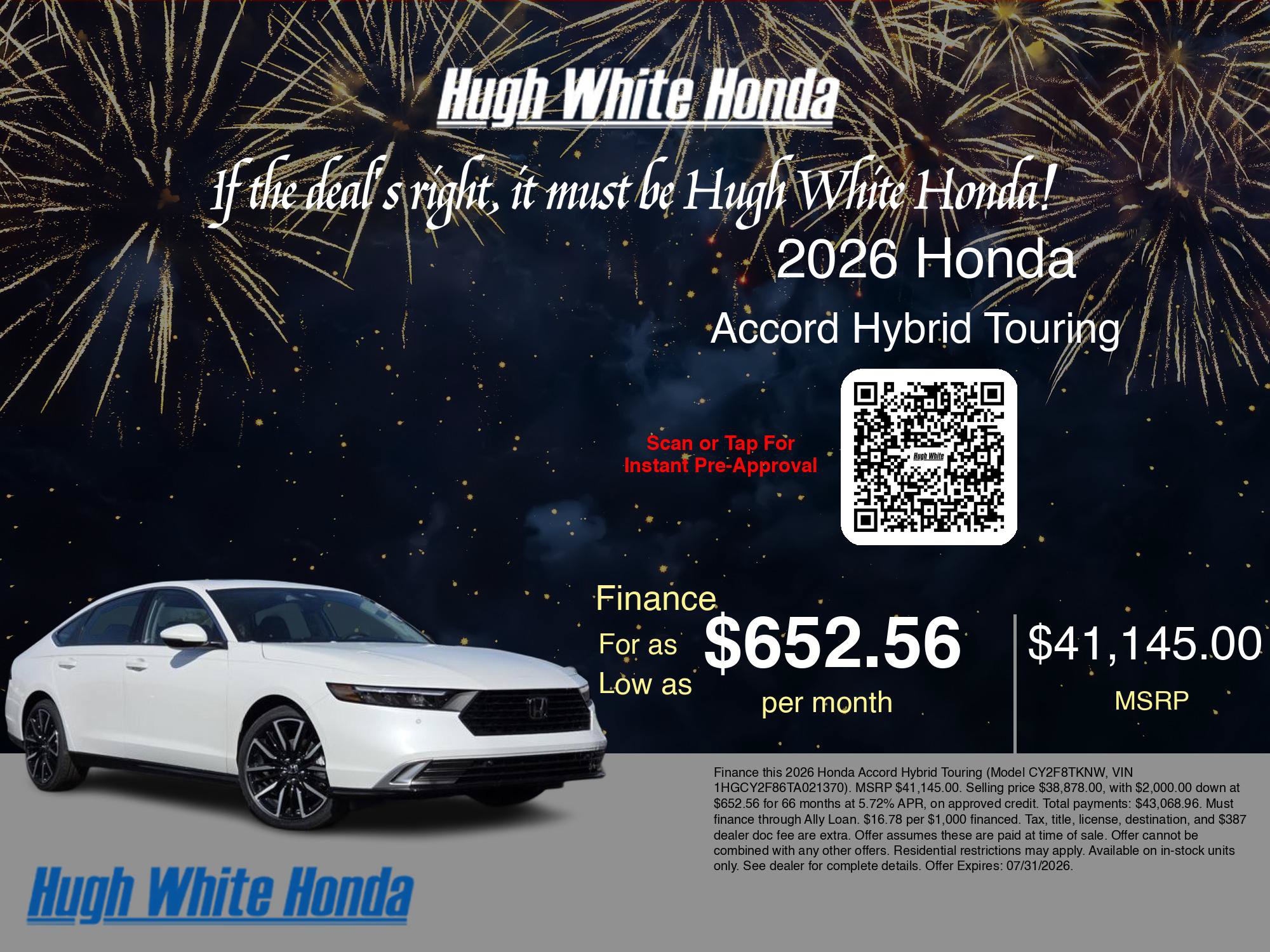 New 2026 Honda Accord Touring image 6
