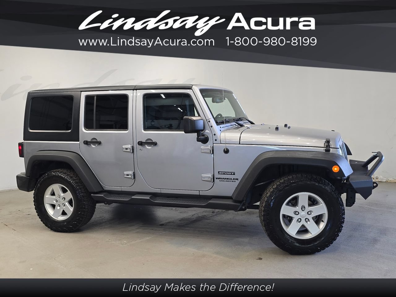Used 2017 Jeep Wrangler Unlimited Sport w/ Quick Order Package 24S AWD/4WD image 3