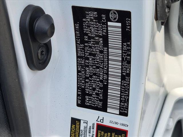 Used 2016 Toyota Camry SE FWD image 23