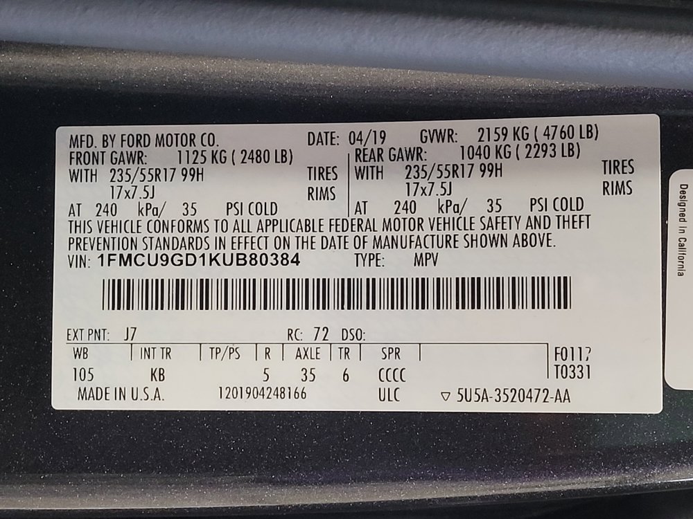 Used 2019 Ford Escape SE AWD/4WD image 33