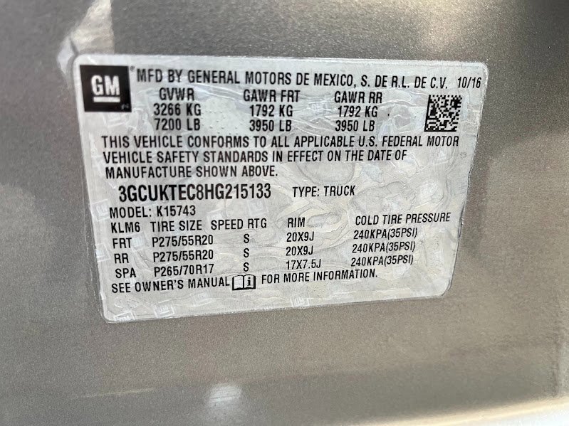 Used 2017 Chevrolet Silverado 1500 High Country image 7