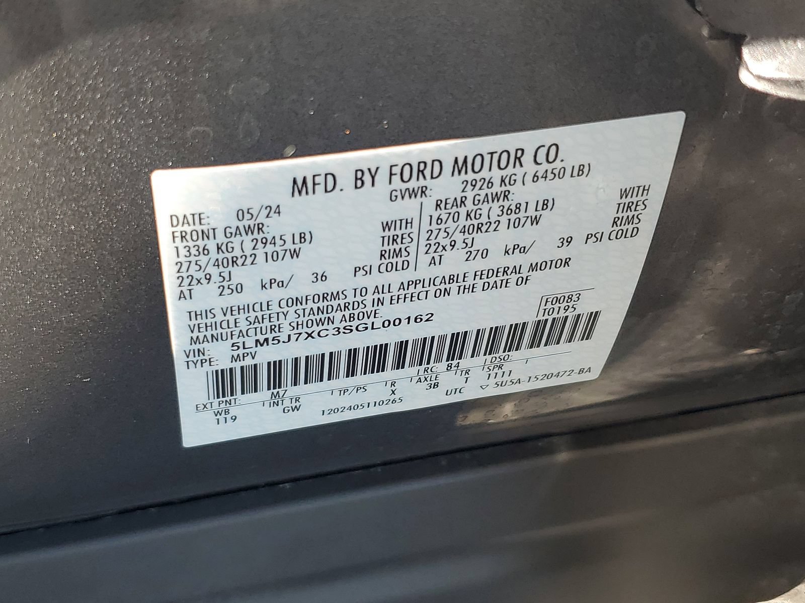 Used 2025 Lincoln Aviator Reserve w/ Equipment Group 201A AWD/4WD image 33