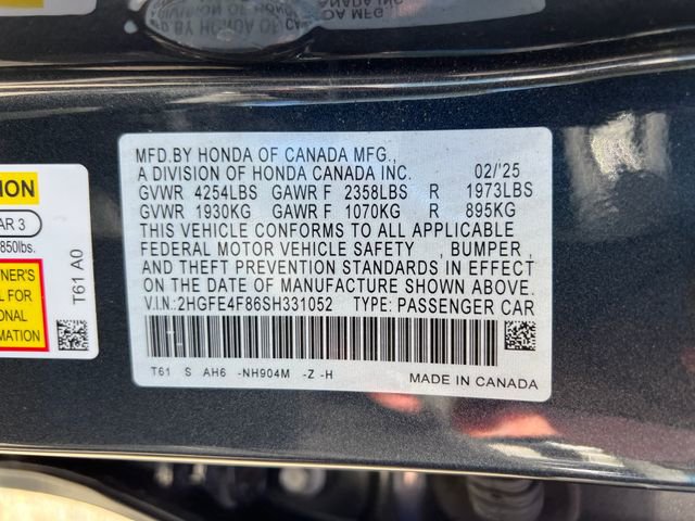 Used 2025 Honda Civic Sport image 21