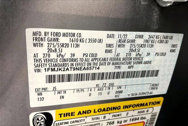 Used 2022 Ford Expedition Max Limited image 34