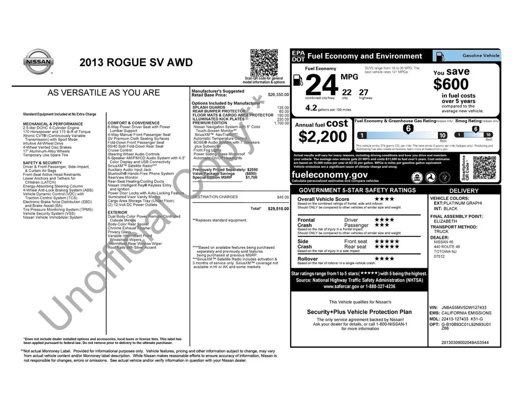 Used 2013 Nissan Rogue SV w/ Premium Pkg image 34
