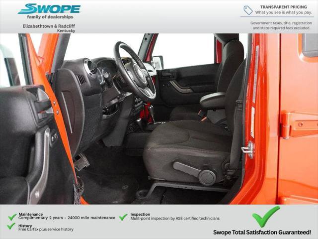 Certified 2017 Jeep Wrangler Unlimited Sport w/ Quick Order Package 24S AWD/4WD image 12