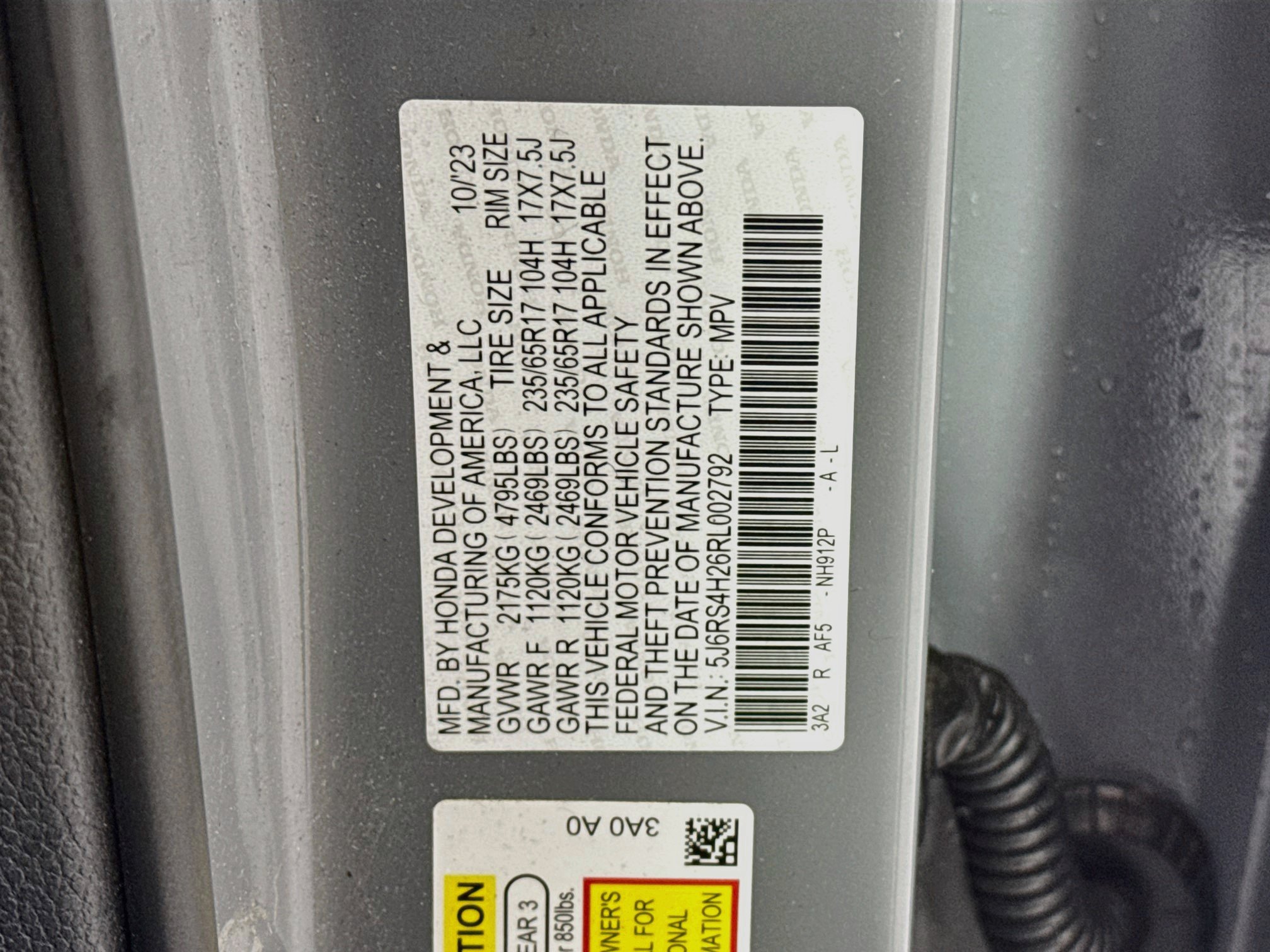 Certified 2024 Honda CR-V LX image 29