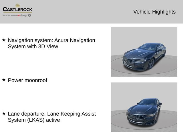 Used 2025 Acura TLX w/ A-SPEC Package AWD/4WD image 2