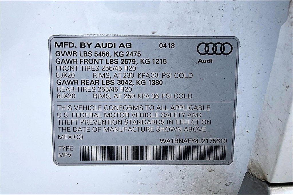 Used 2018 Audi Q5 2.0T Premium Plus w/ Premium Plus Package image 36