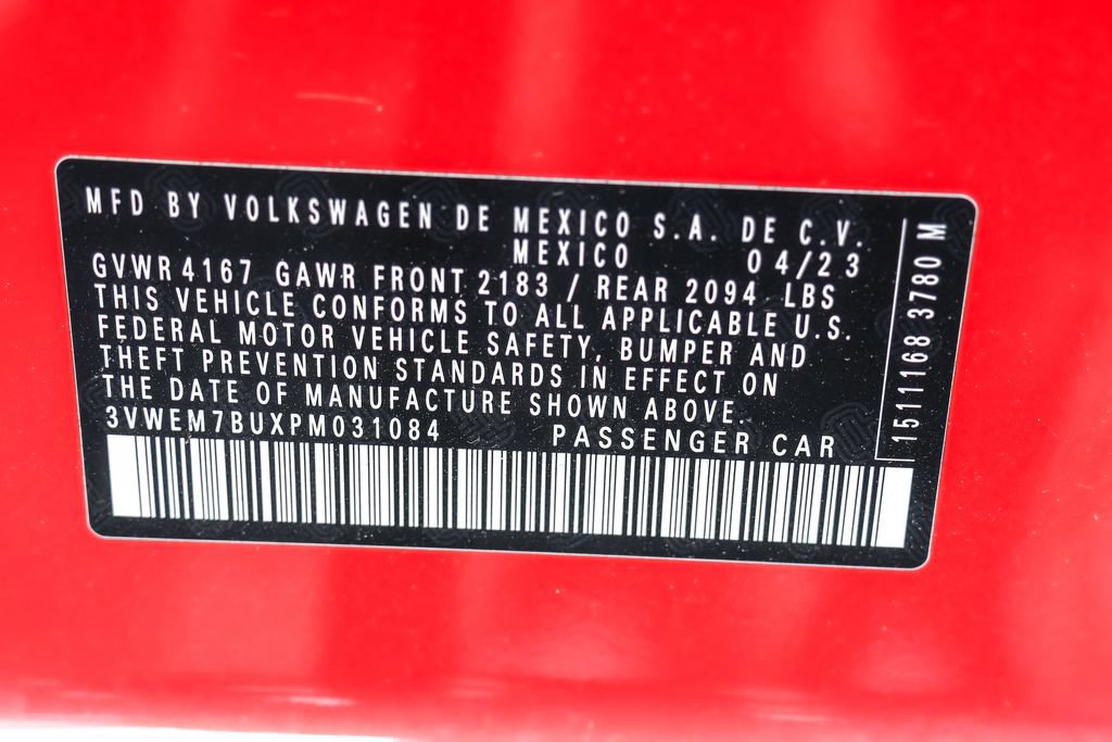 Certified 2023 Volkswagen Jetta SE FWD image 35