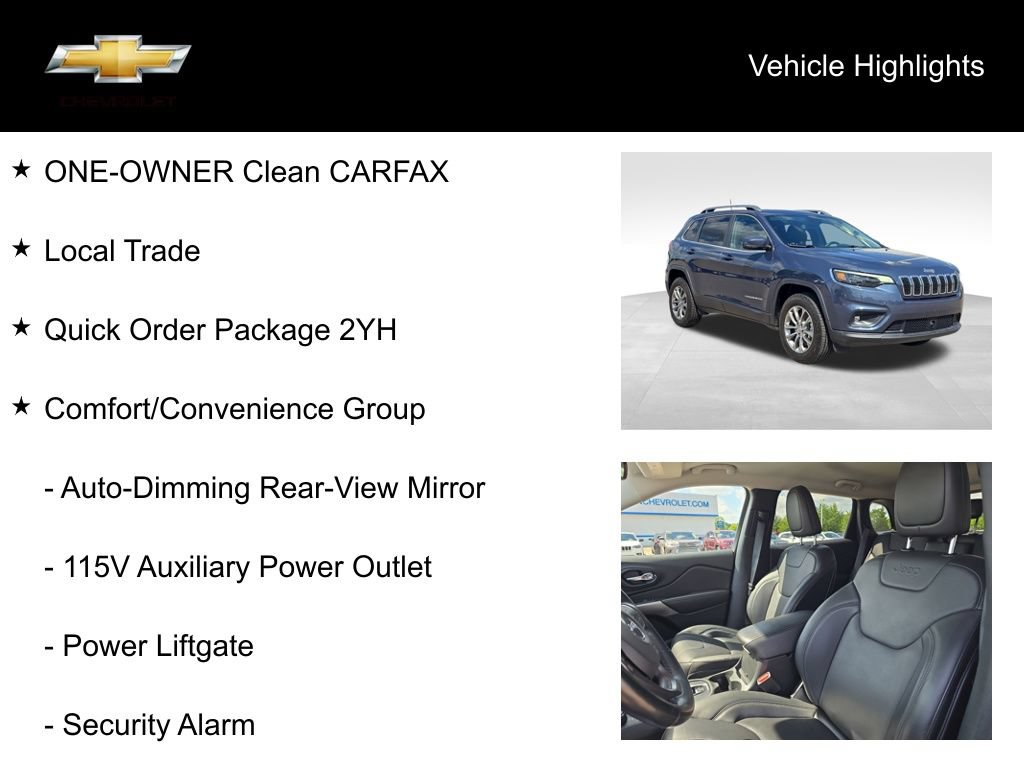 Used 2021 Jeep Cherokee Latitude Lux w/ Comfort/Convenience Group AWD/4WD image 19